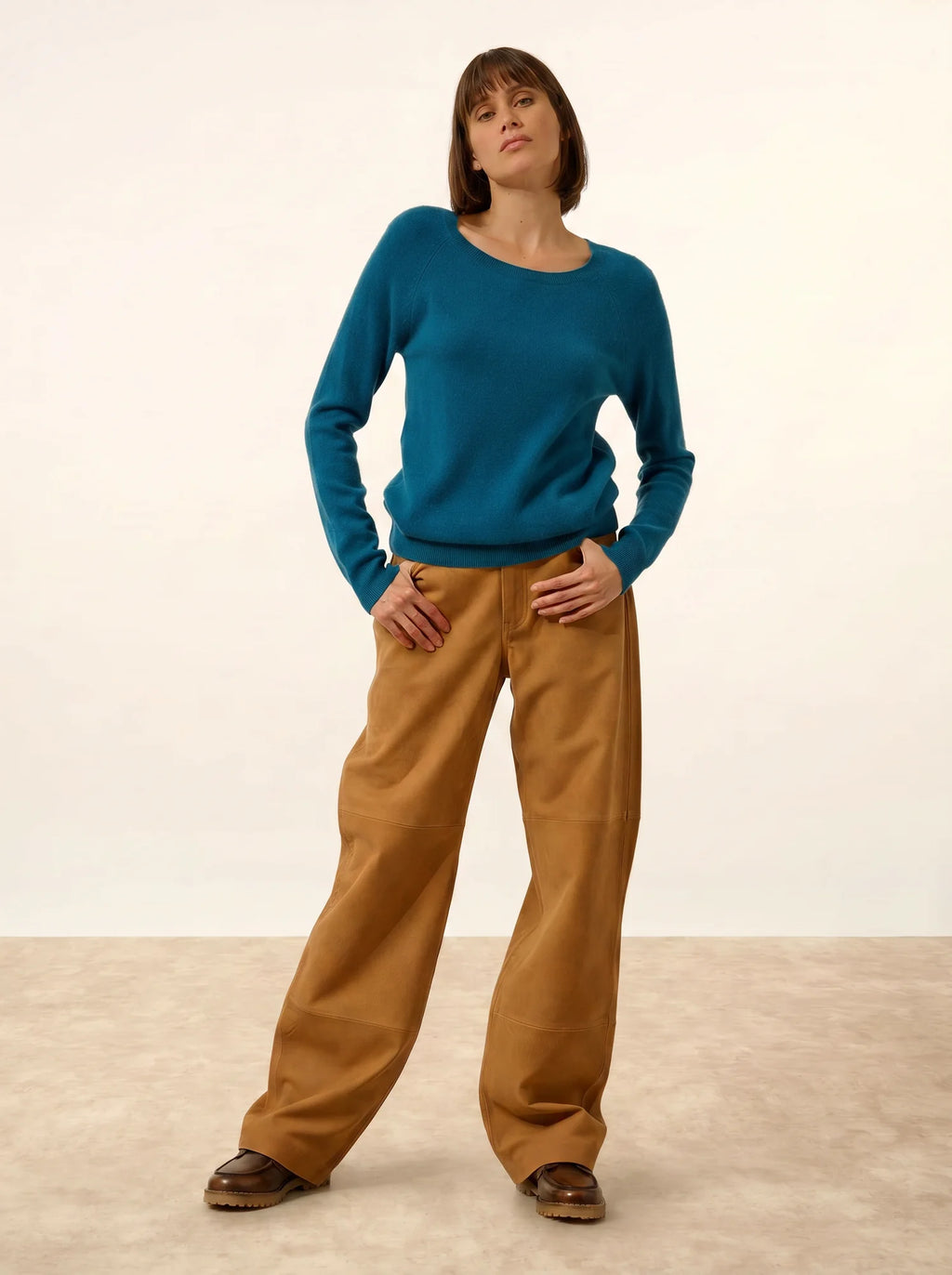 ABIGAILE pullover u-boot-ausschnitt tropfen hinten paon