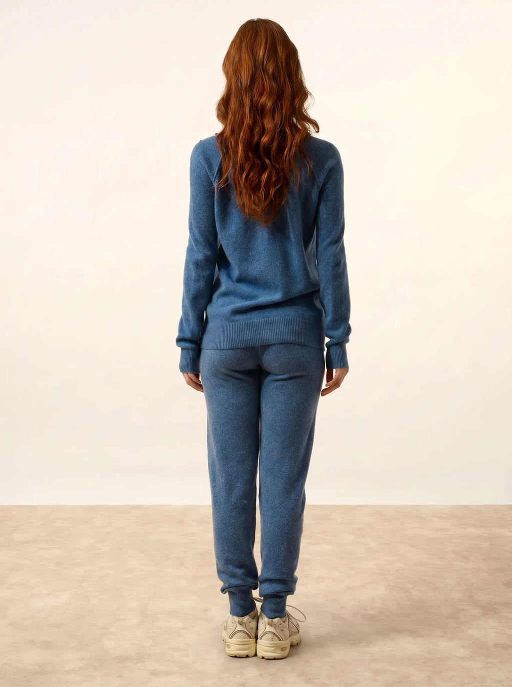 HELEN pullover rundhalsausschnitt blau denim