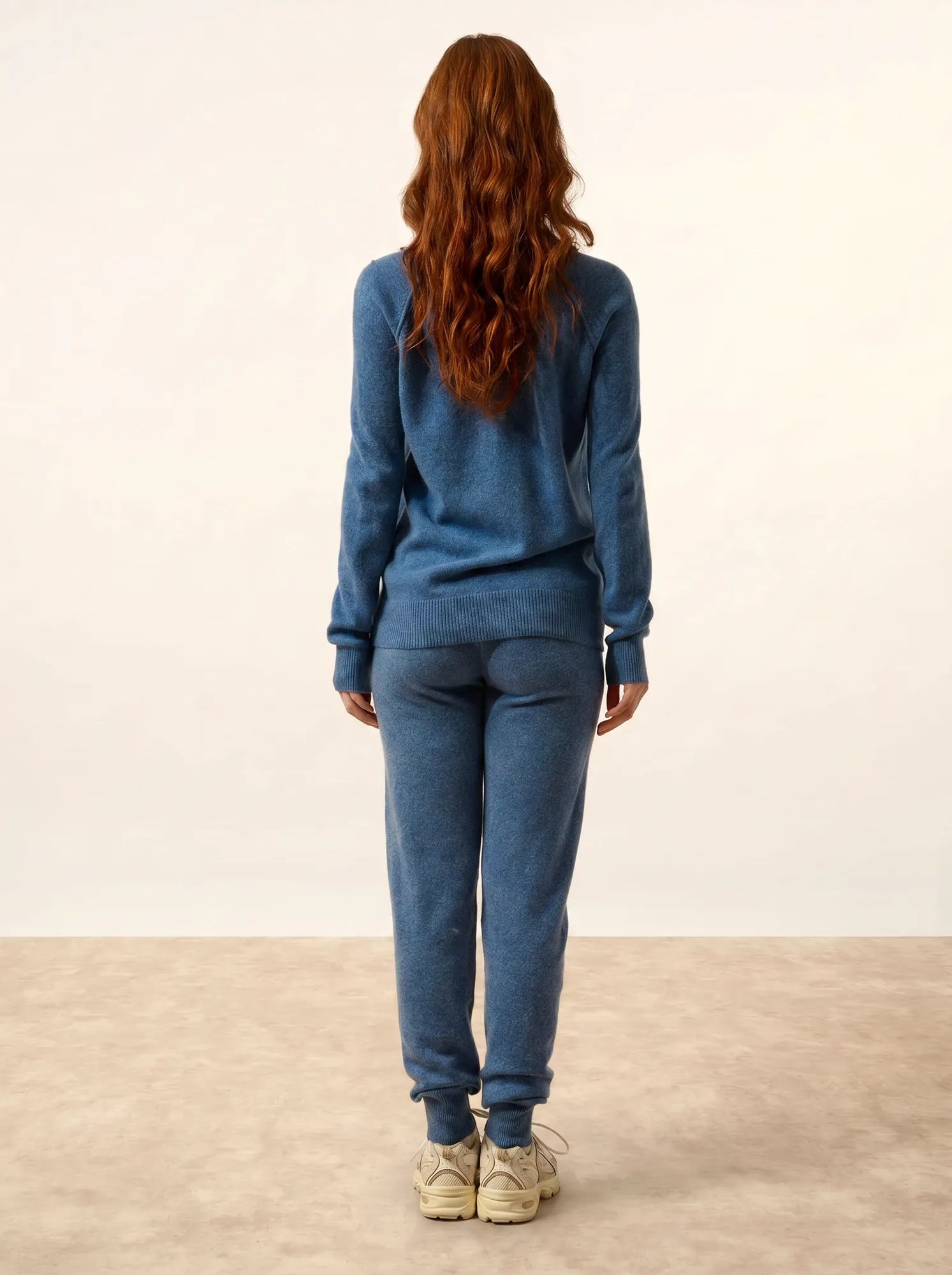 HELEN pullover rundhalsausschnitt blau denim