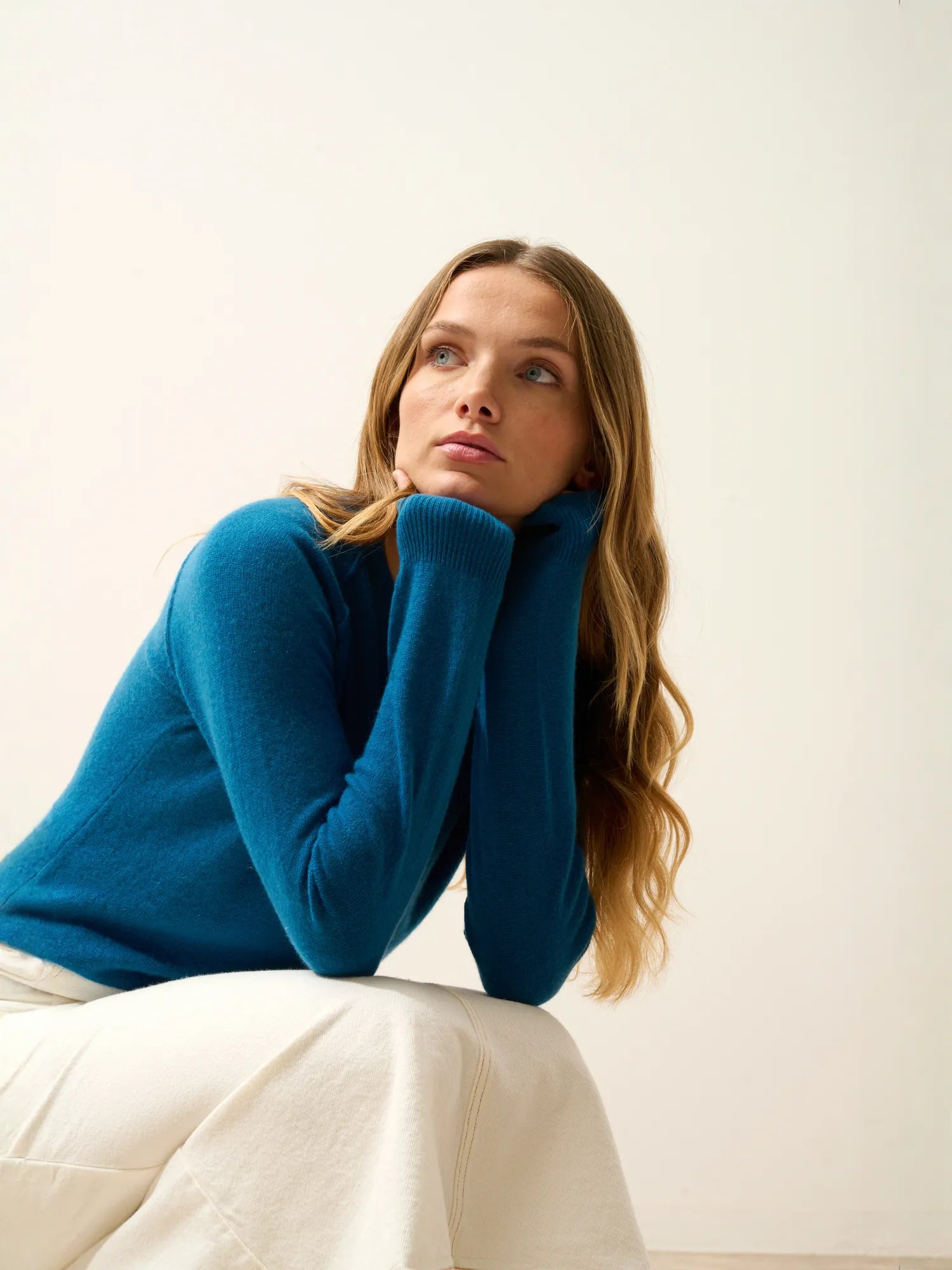 HELEN pullover rundhalsausschnitt paon