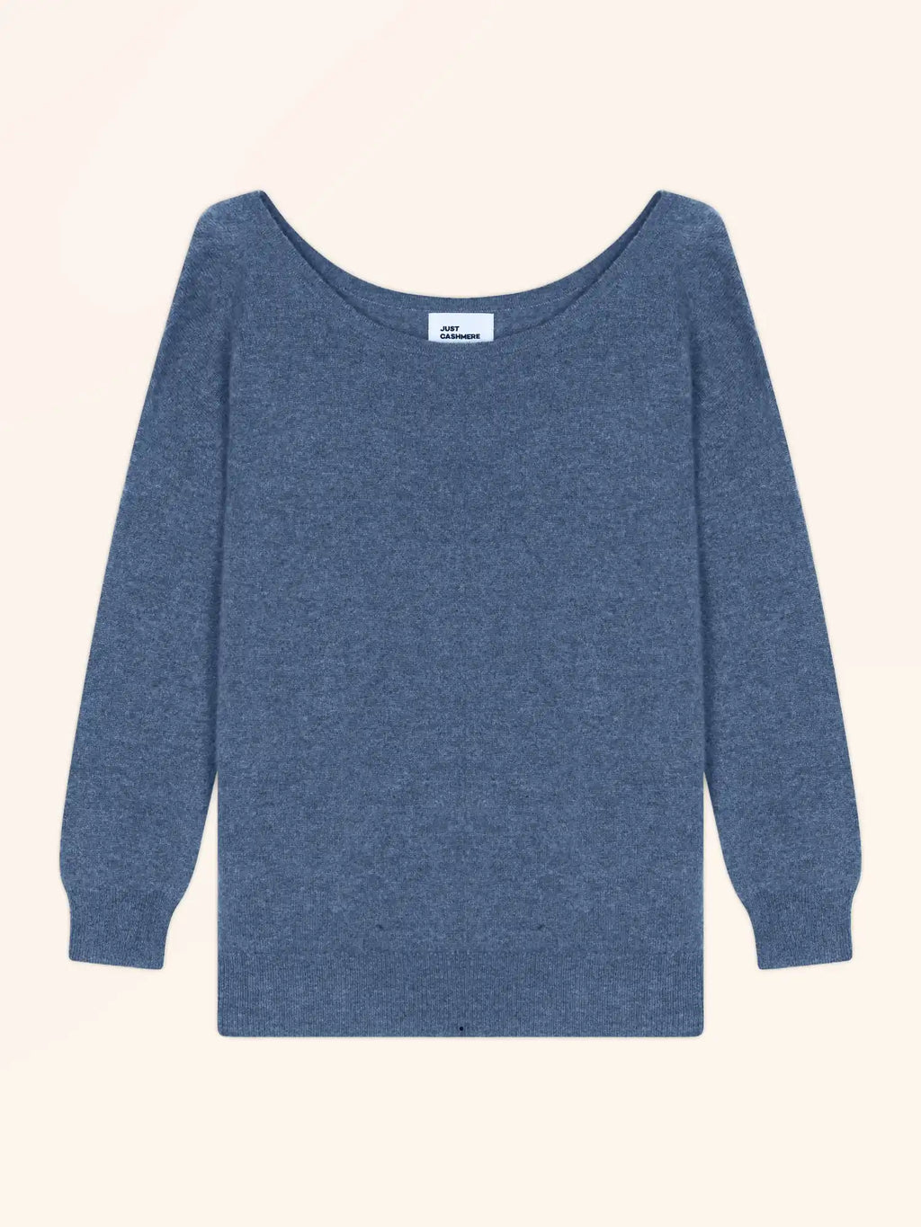 KAREN pullover u-boot-ausschnitt blau denim
