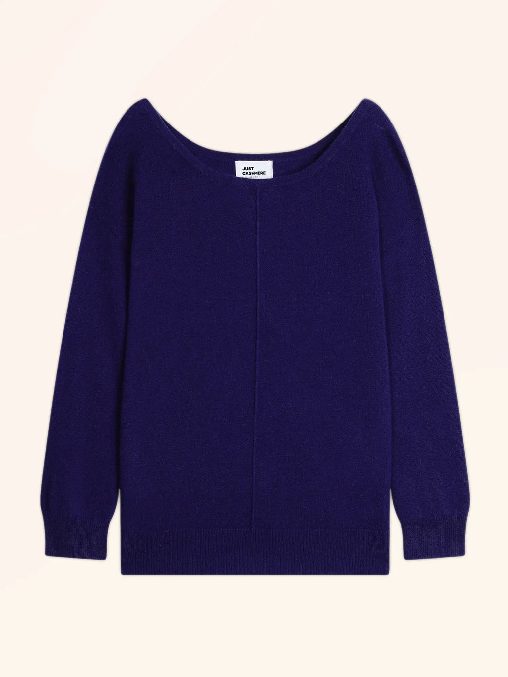 KAREN pullover u-boot-ausschnitt violett
