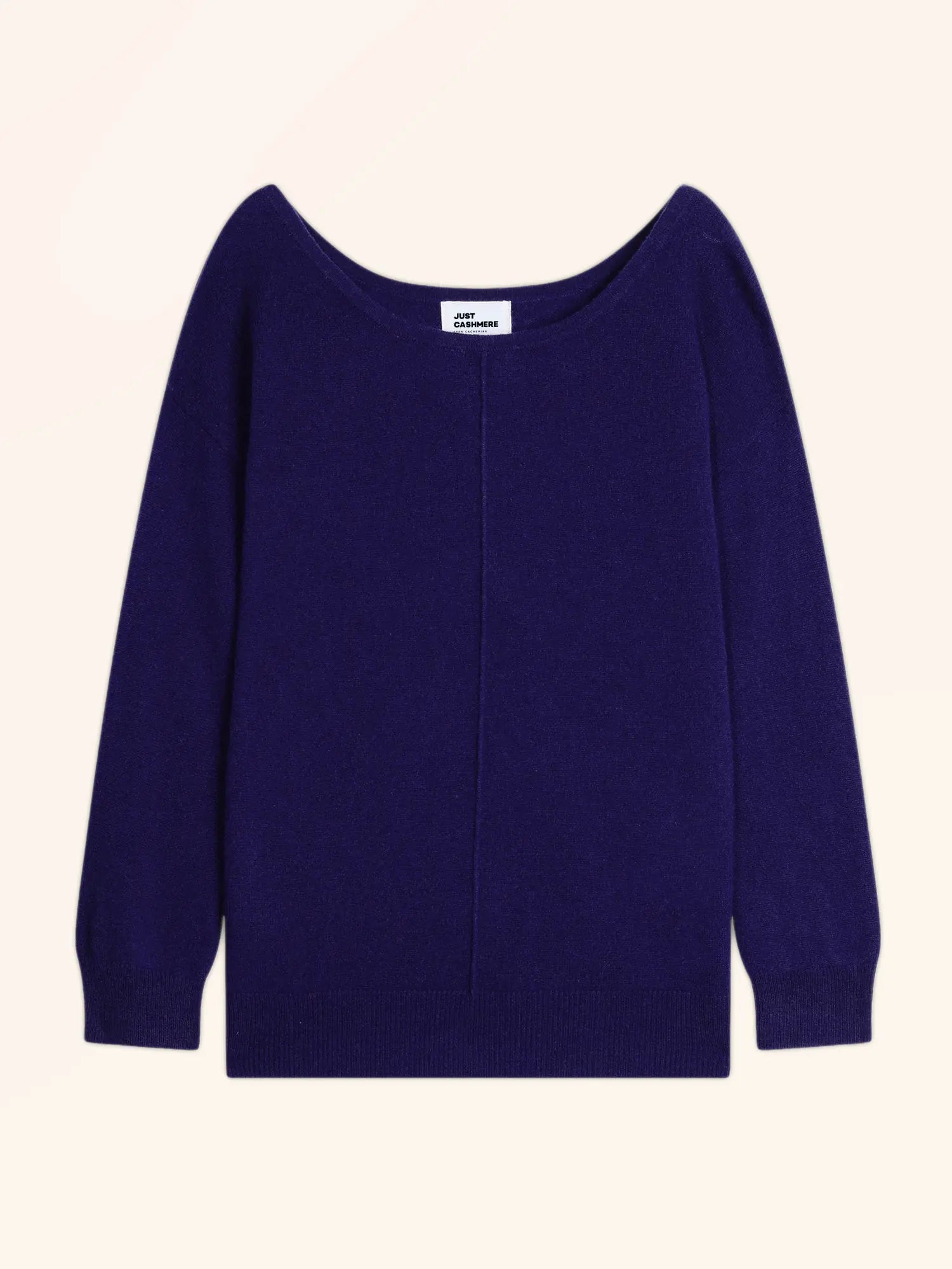 KAREN pullover u-boot-ausschnitt violett