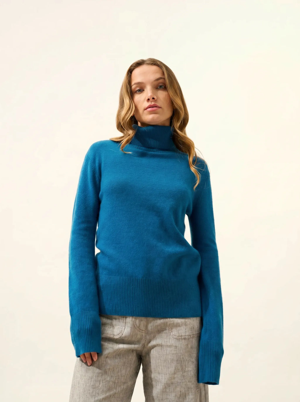 LEXIE pullover rollkragen paon