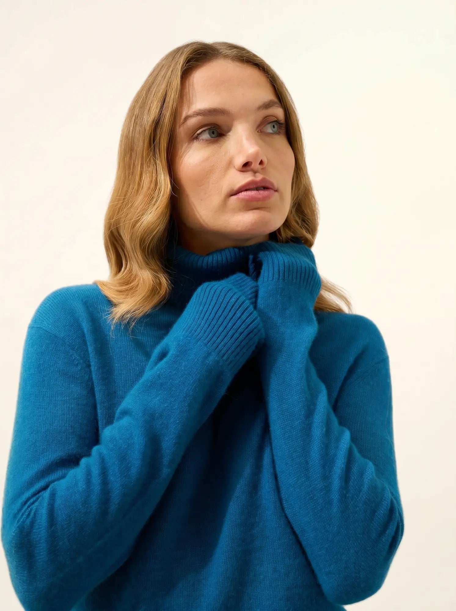 LEXIE pullover rollkragen paon