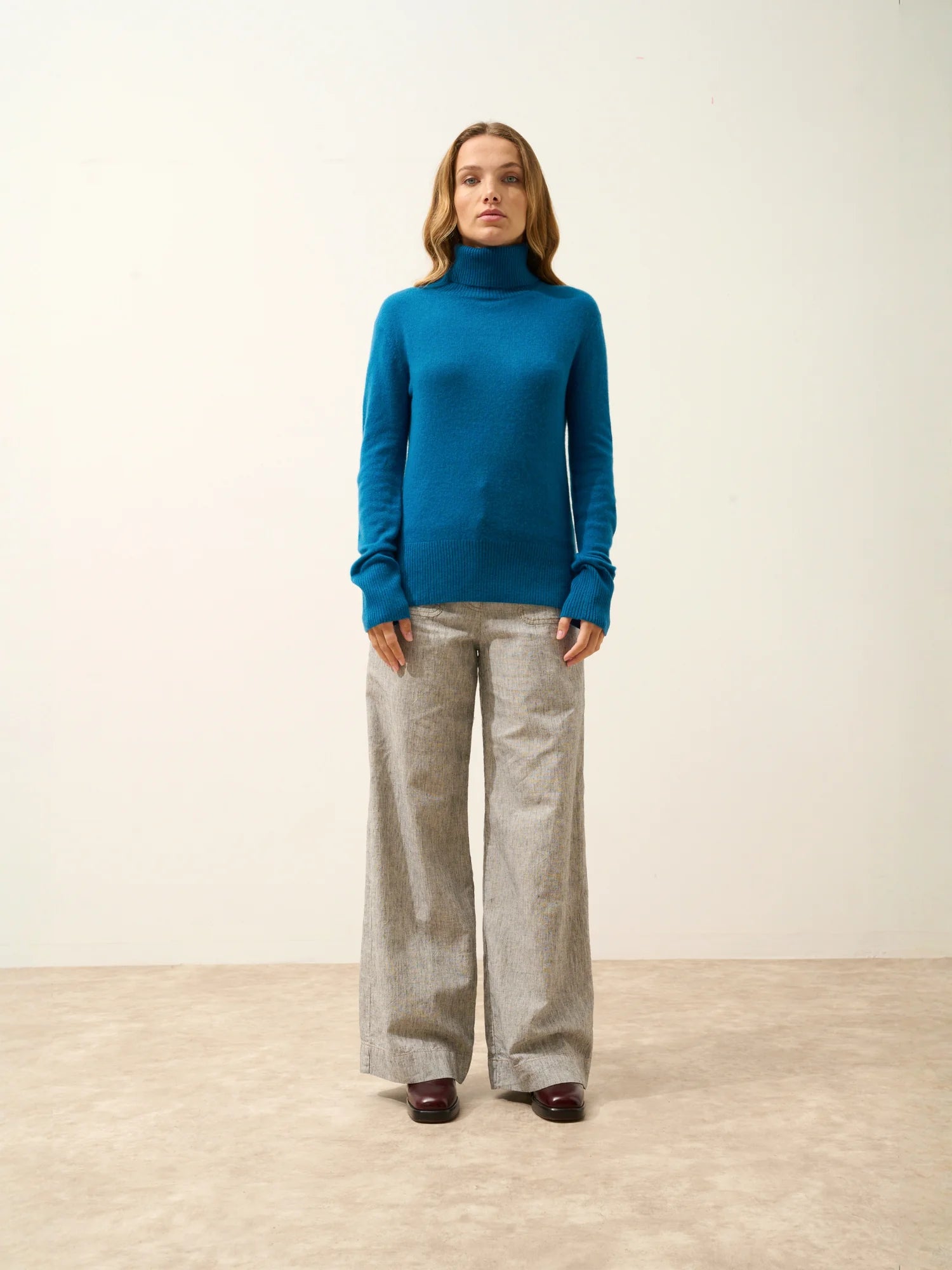 LEXIE pullover rollkragen paon
