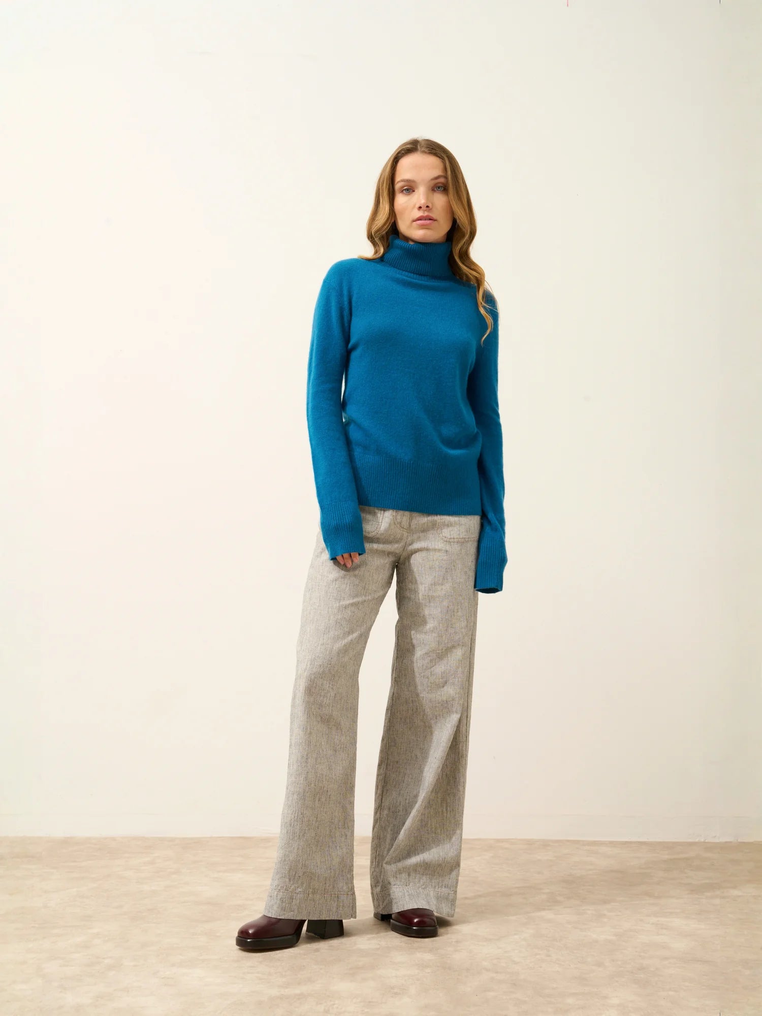 LEXIE pullover rollkragen paon