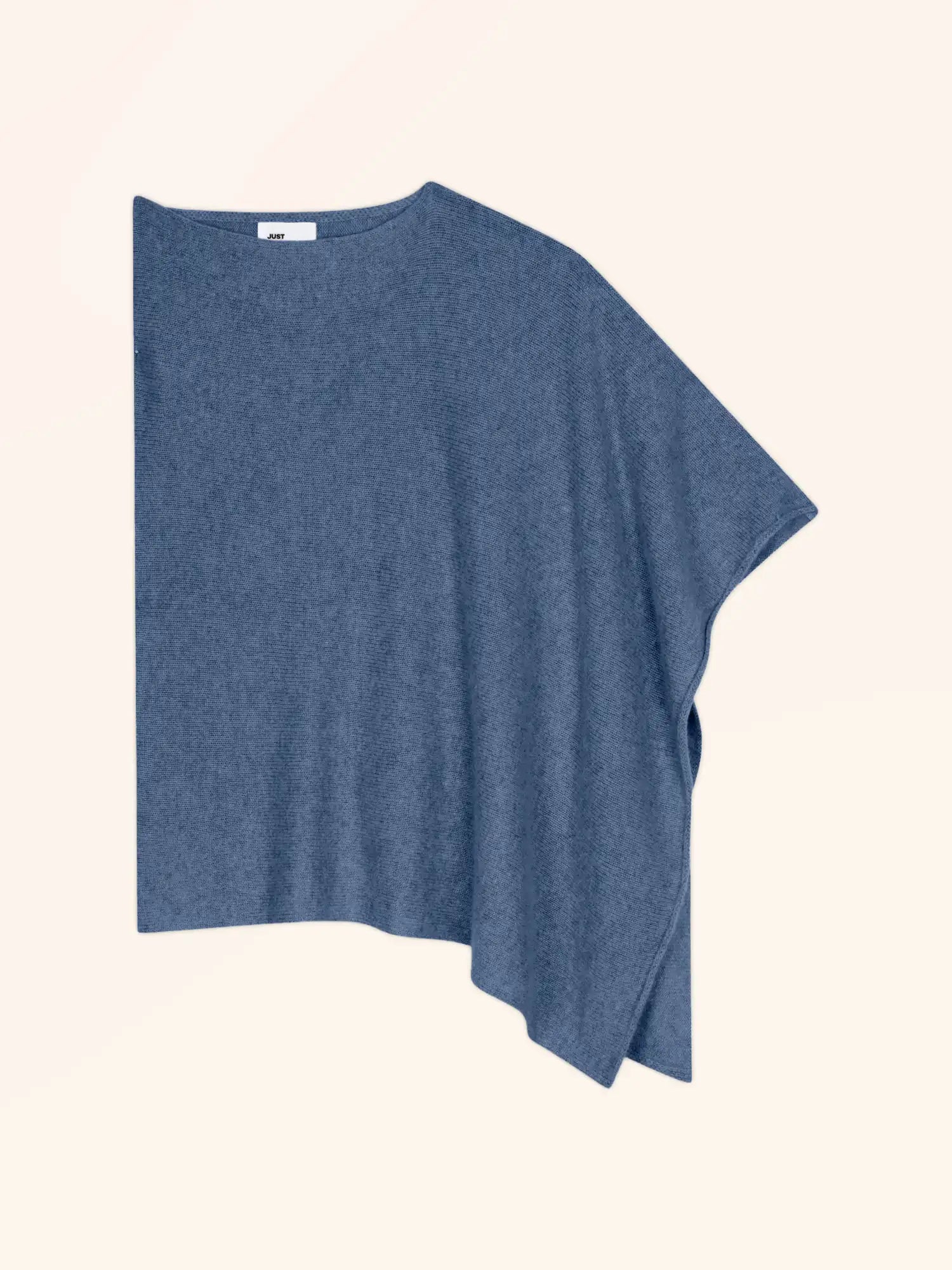 SALLY poncho 4-fädig blau denim