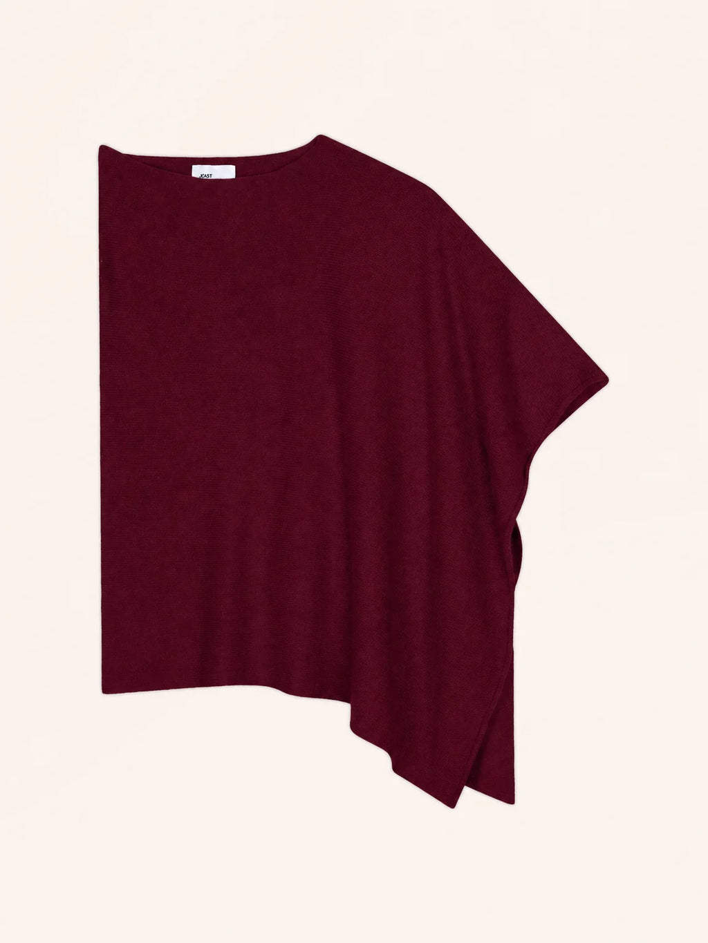 SALLY poncho 4-fädig bordeaux