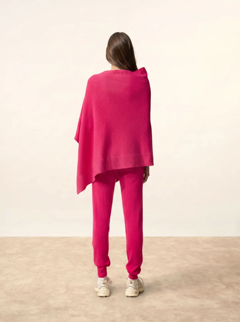 SALLY poncho 4-fädig fuchsia
