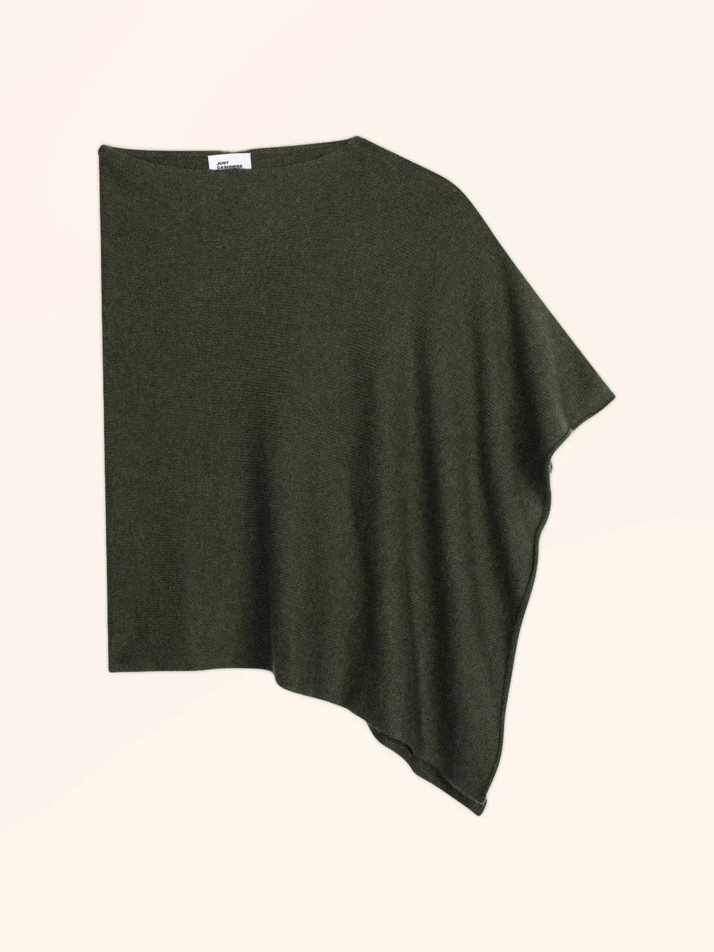SALLY poncho 4-fädig khaki meliert