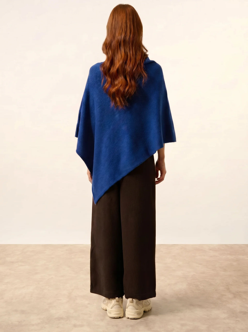 SALLY poncho 4-fädig ultramarin