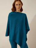 SALLY poncho 4-fädig paon