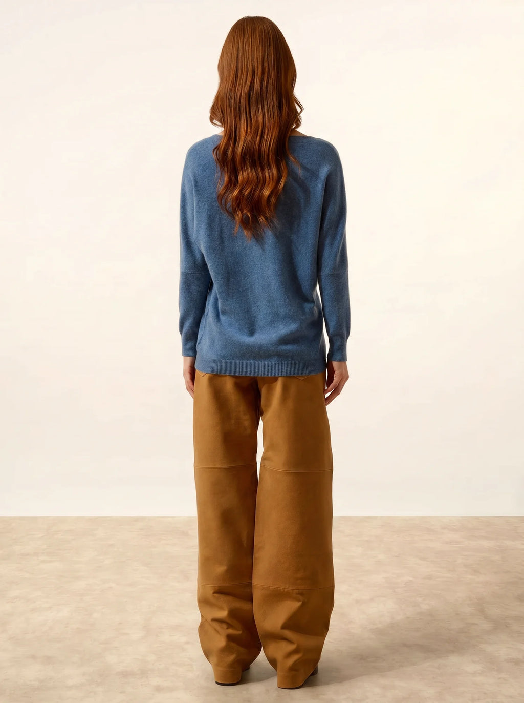 REBECCA pullover chauve souris blau denim