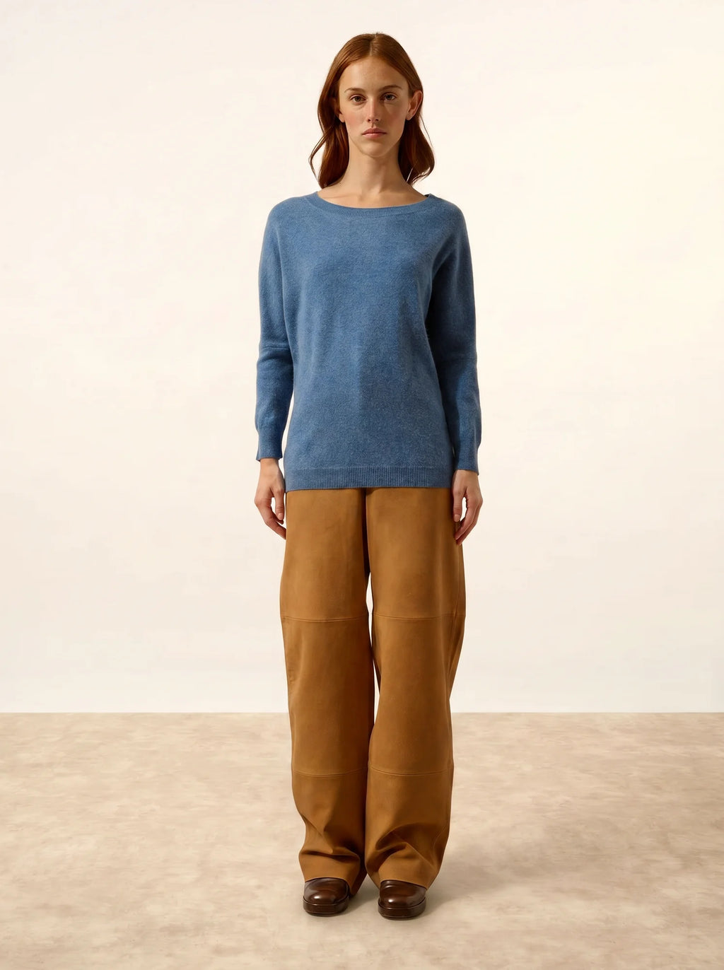 REBECCA pullover chauve souris blau denim