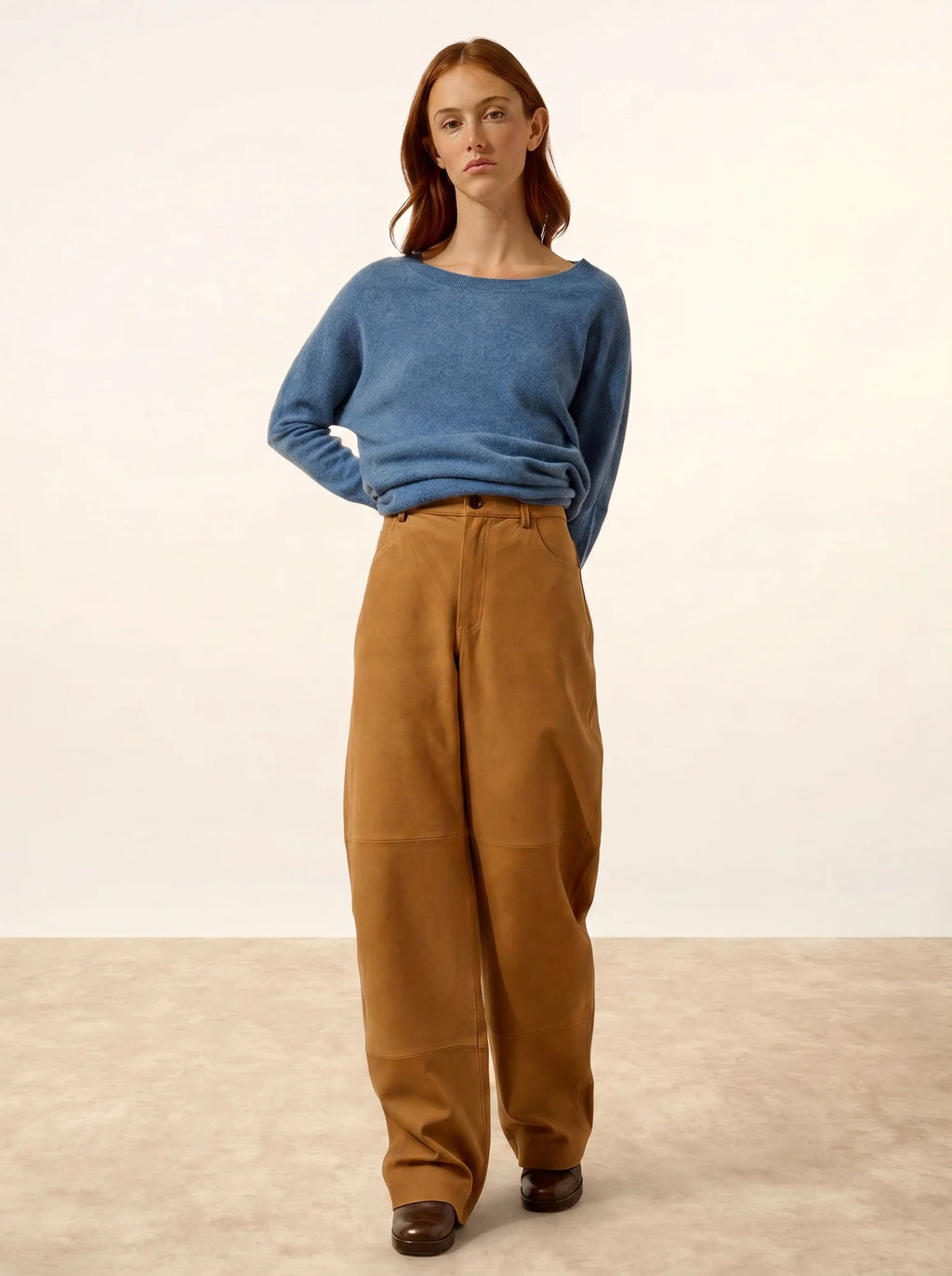 REBECCA pullover chauve souris blau denim