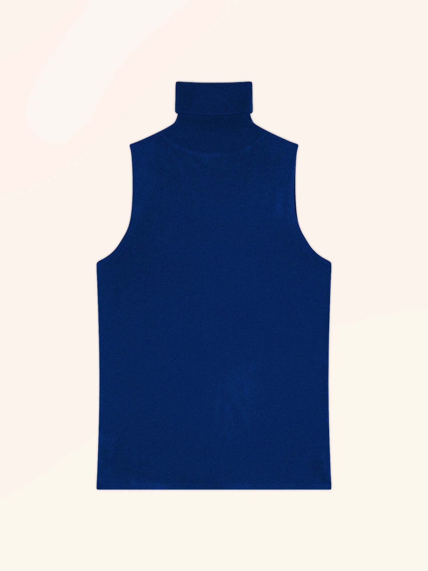 VIOLET pullover rollkragen ärmellos ultramarin
