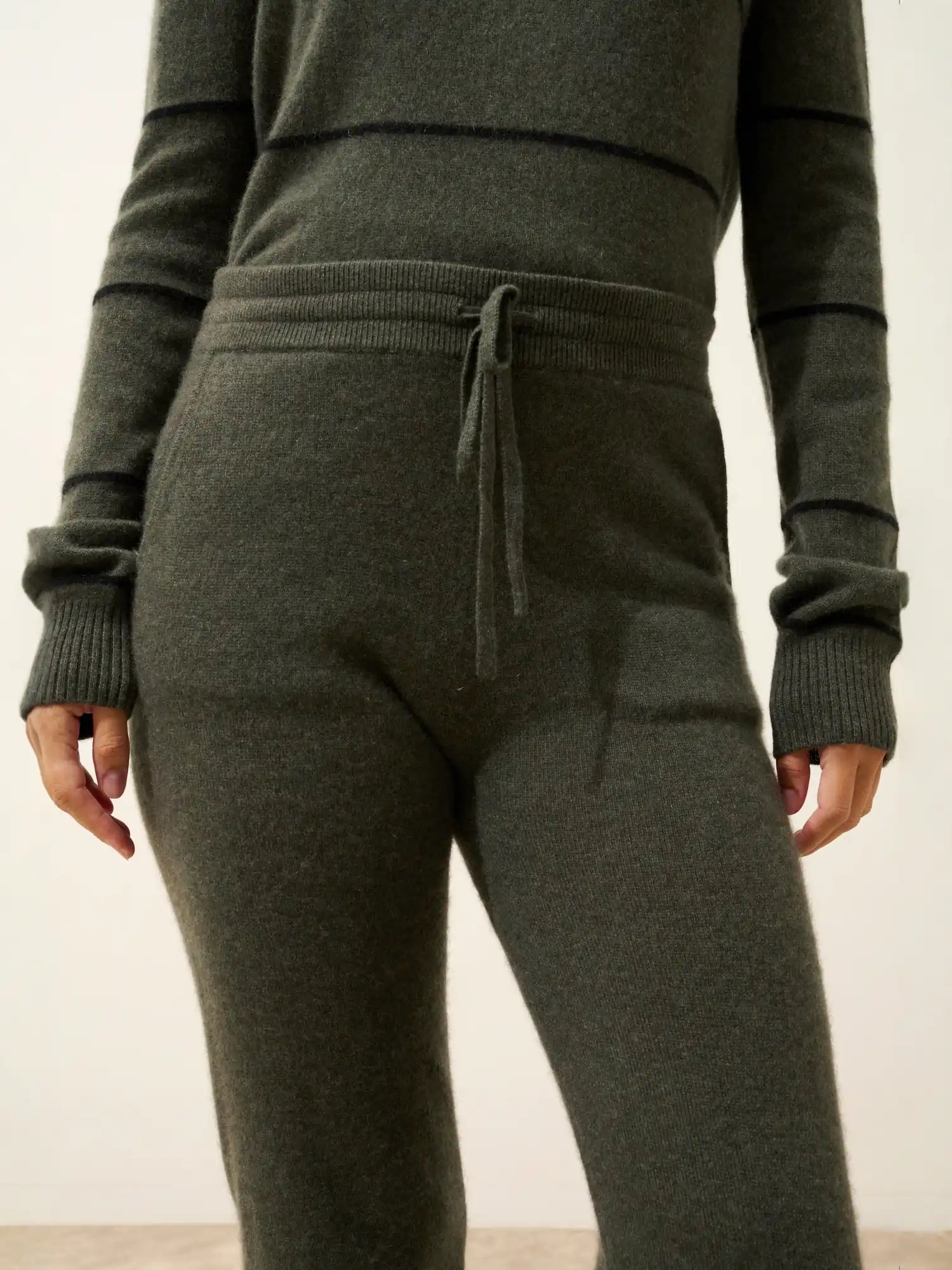 WENDY jogginghose khaki meliert