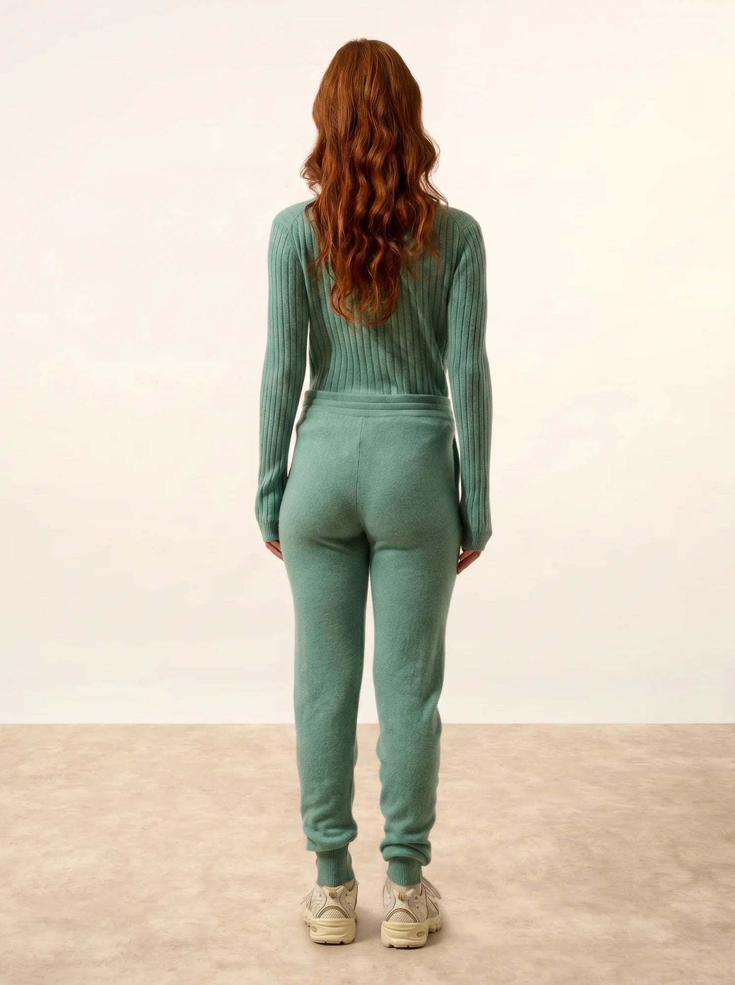 WENDY jogginghose grün meliert