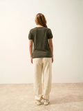 GLAMIS t-shirt v-ausschnitt khaki