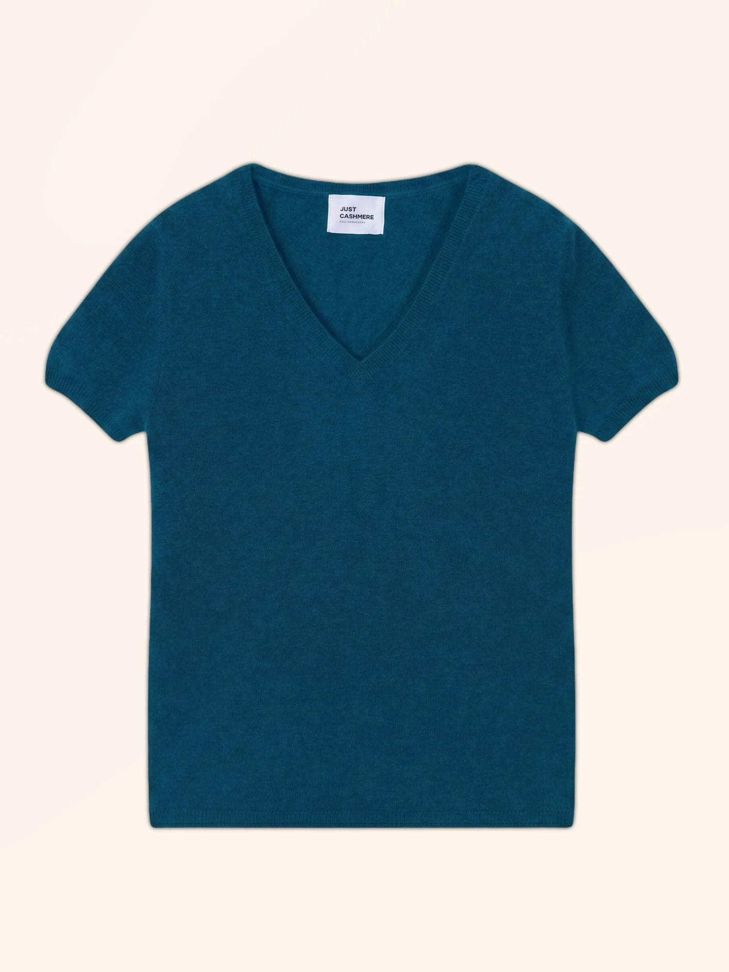 GLAMIS t-shirt v-ausschnitt paon