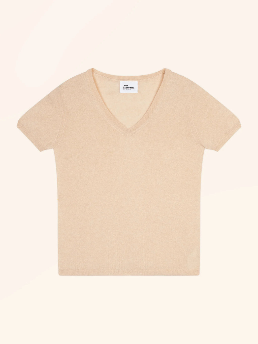 GLAMIS t-shirt v-ausschnitt sand