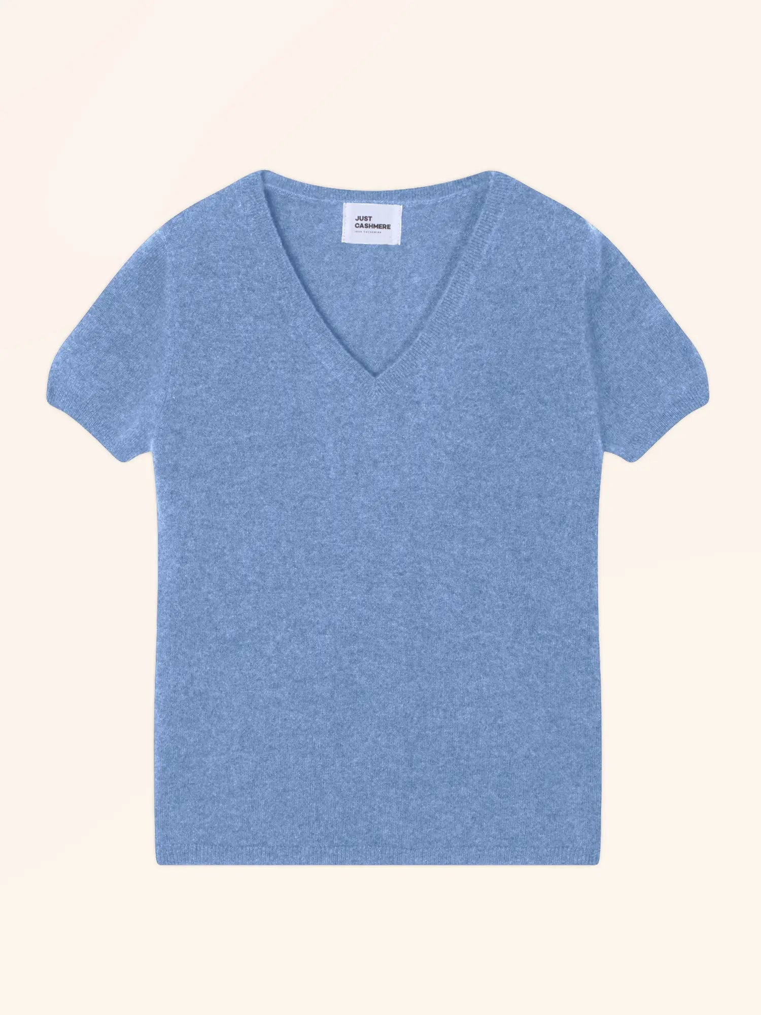 GLAMIS t-shirt v-ausschnitt himmelblau