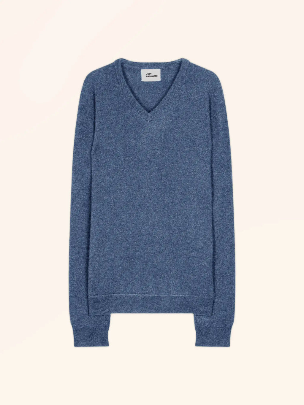 TOM pullover v-ausschnitt blau denim