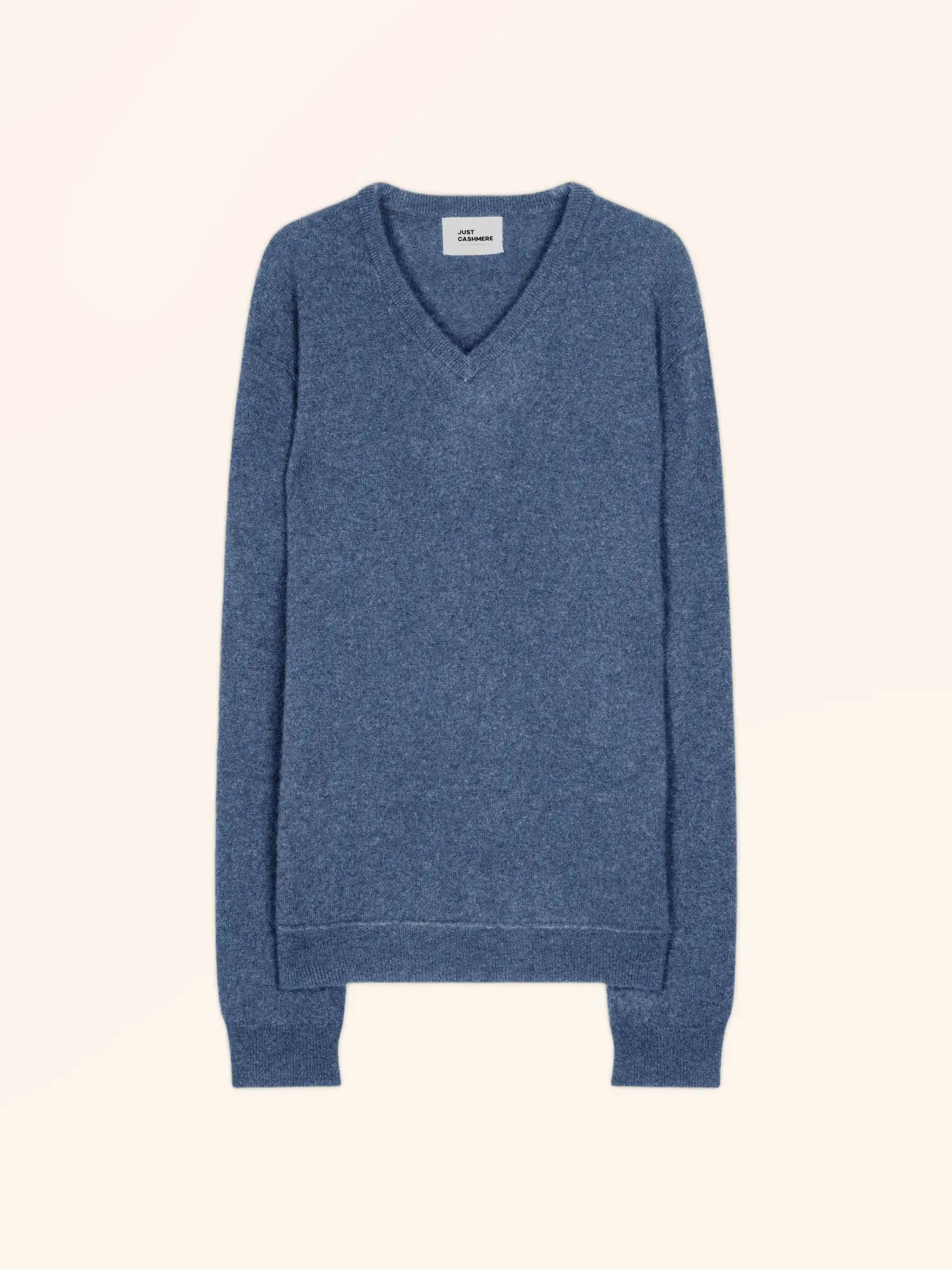 TOM pullover v-ausschnitt blau denim