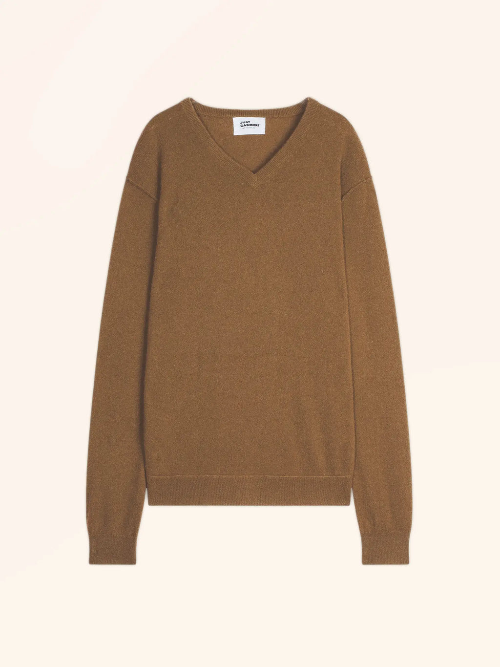 TOM pullover v-ausschnitt noisette