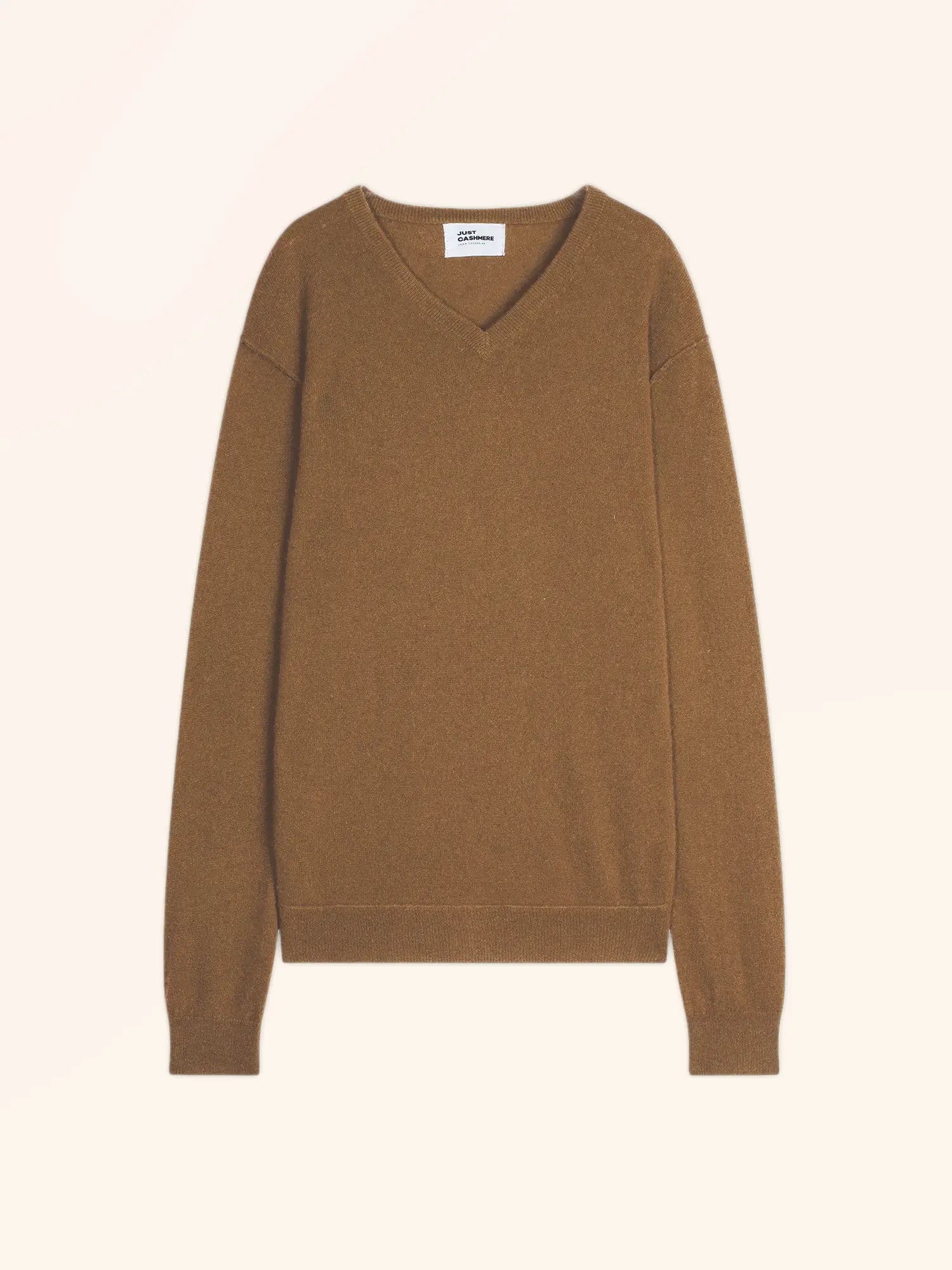 TOM pullover v-ausschnitt noisette