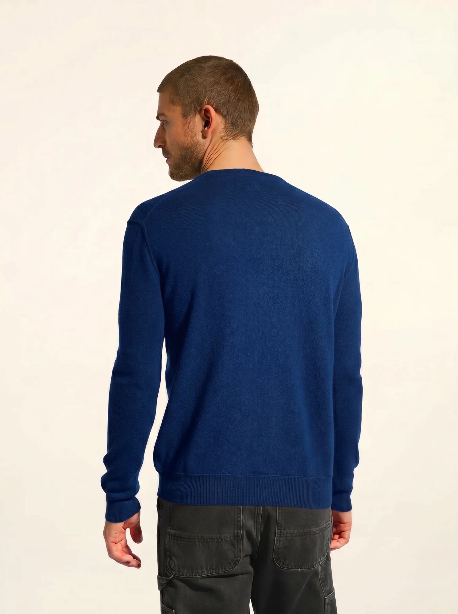 TOM pullover v-ausschnitt ultramarin