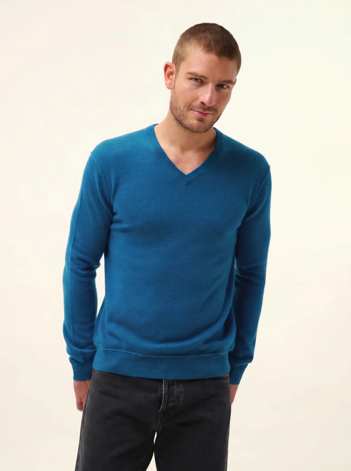 TOM pullover v-ausschnitt paon