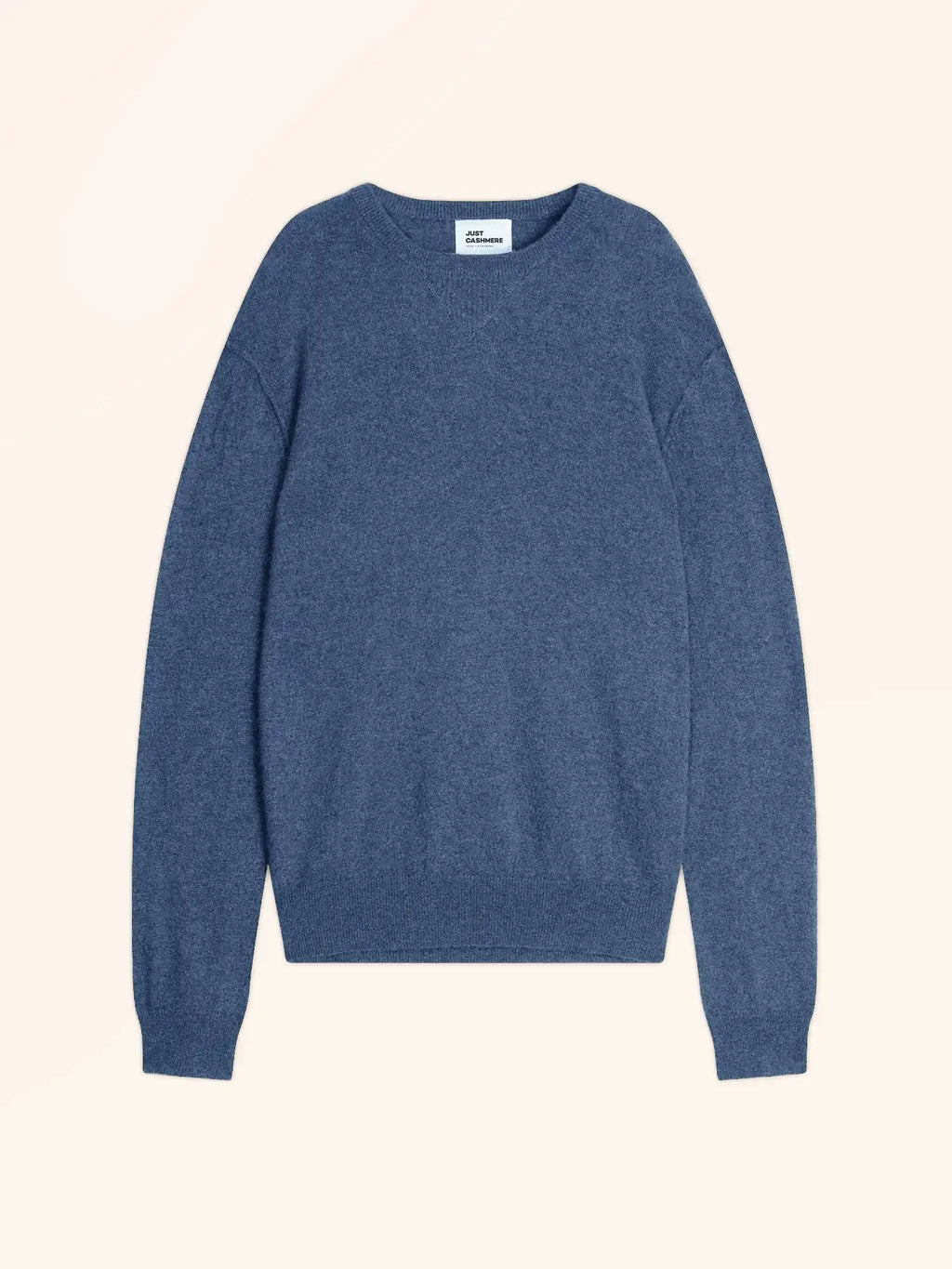 NOE pull col rond bleu denim