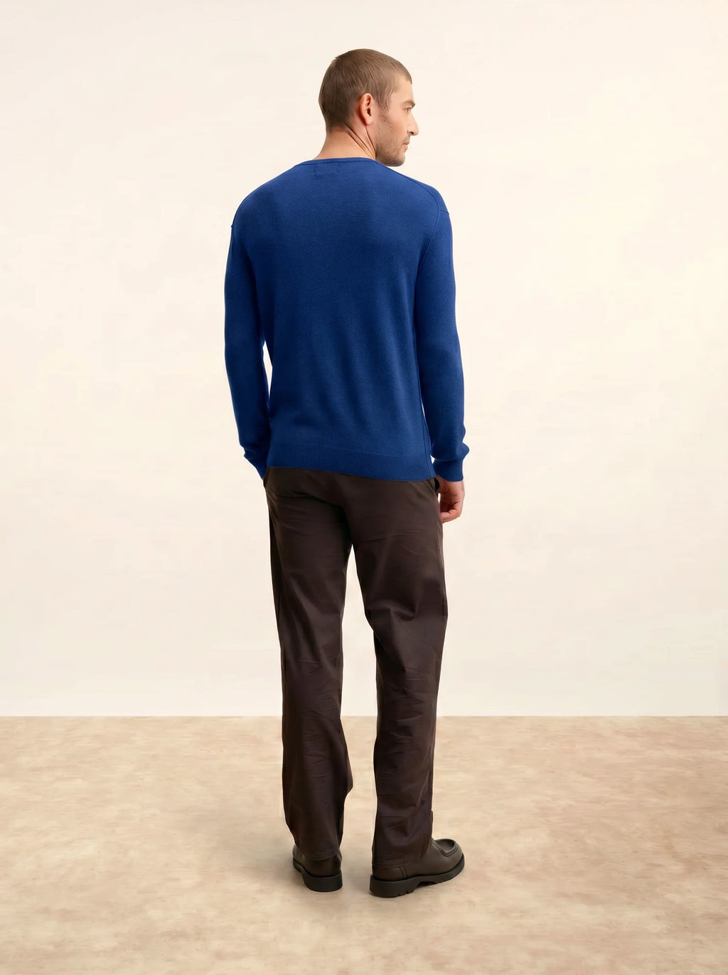 NOE pullover rundhalsausschnitt ultramarin