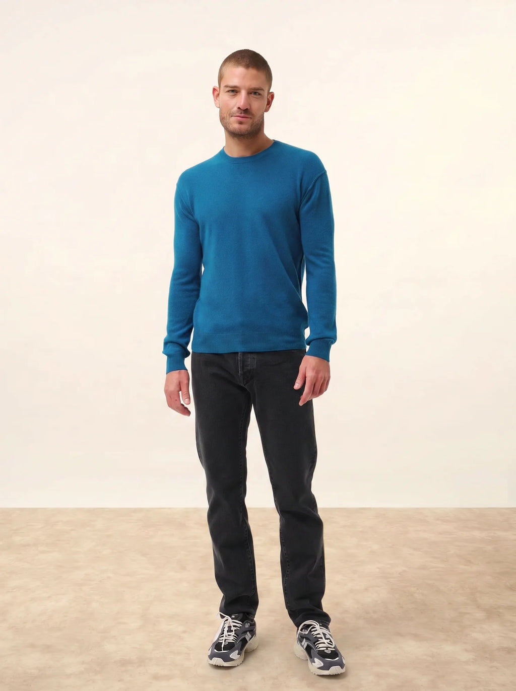 NOE pullover rundhalsausschnitt paon