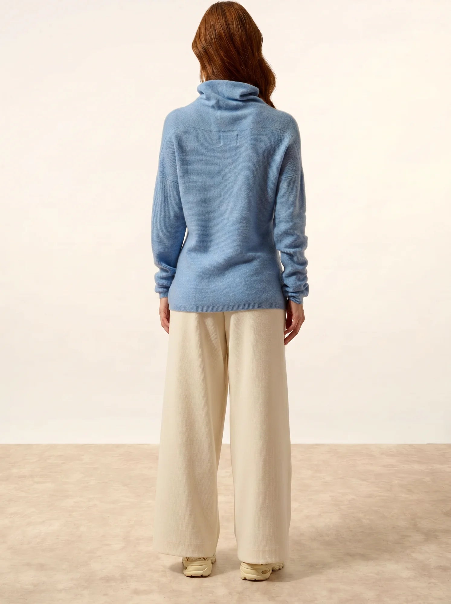 BLANTYRE pullover rollkragen himmelblau