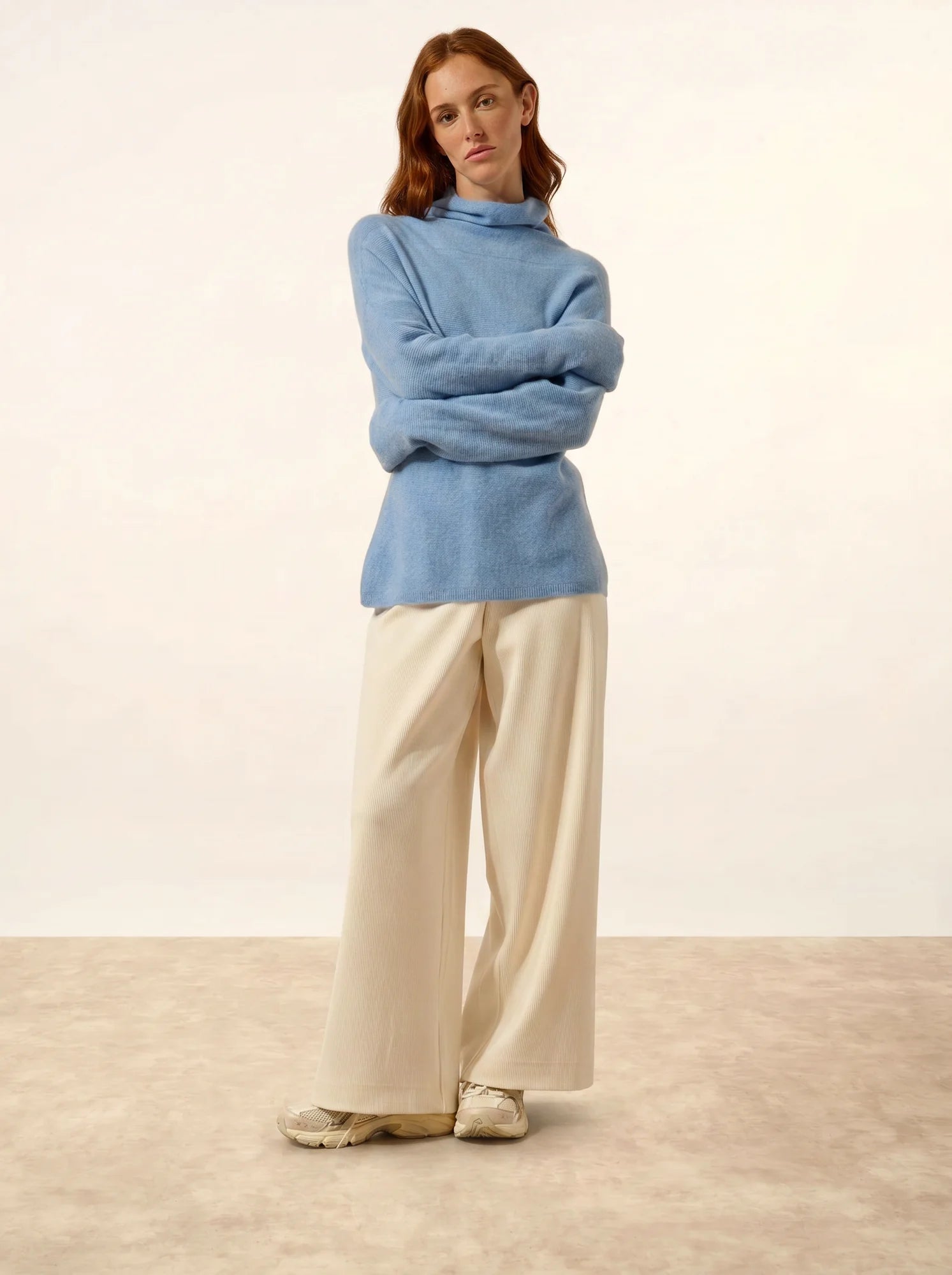 BLANTYRE pullover rollkragen himmelblau
