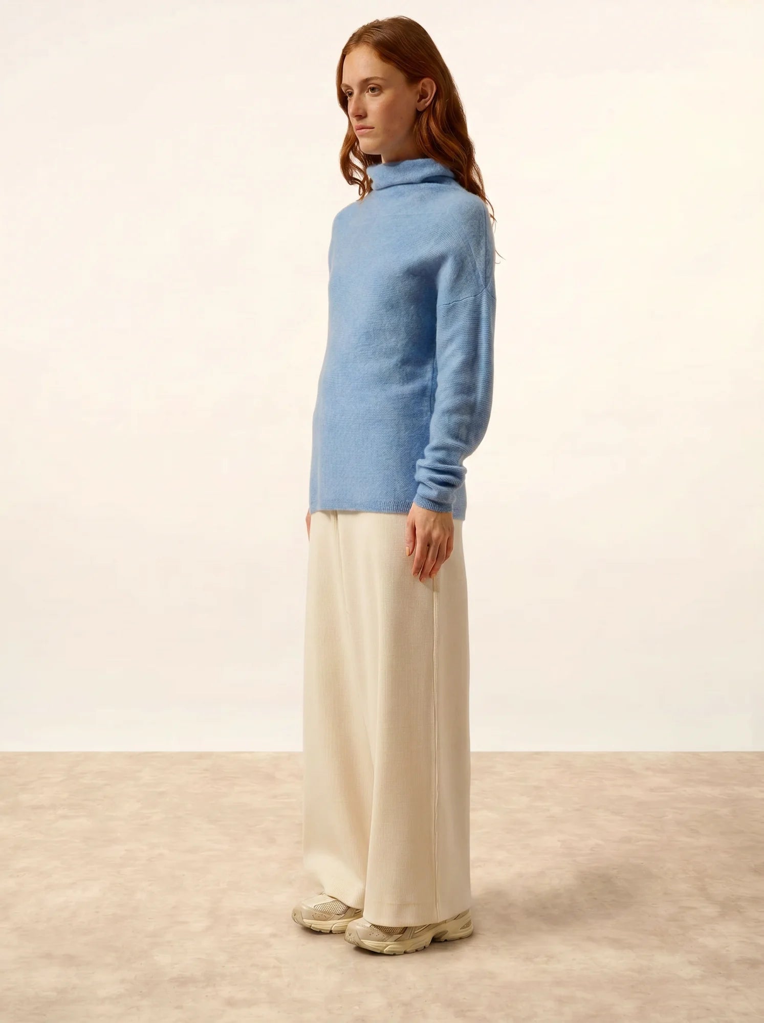 BLANTYRE pullover rollkragen himmelblau