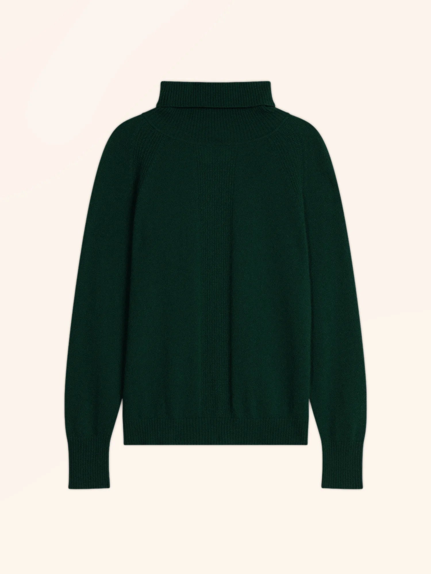 LILLY pullover rollkragen zypresse