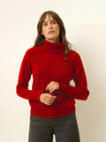 LILLY pullover rollkragen rot