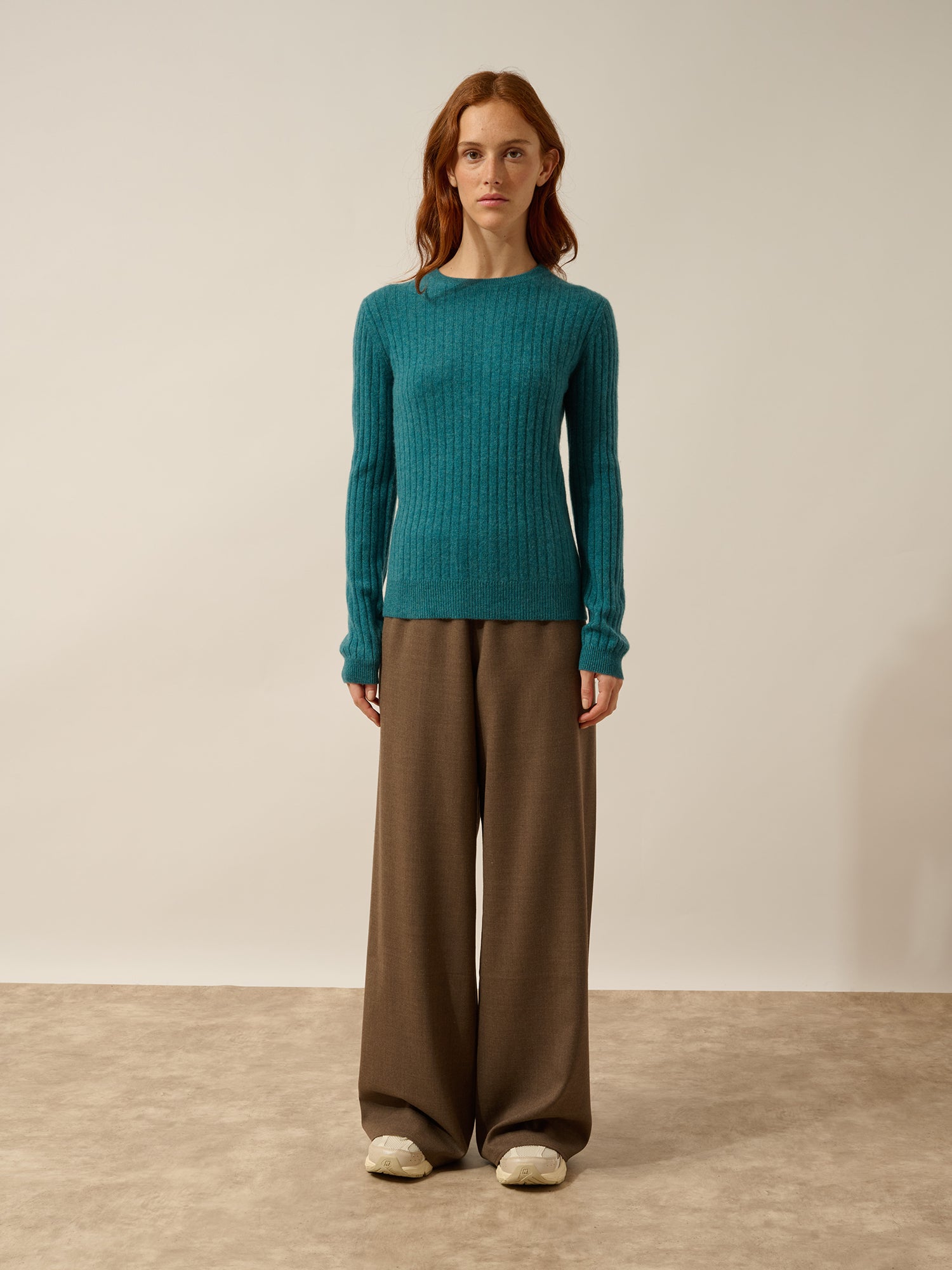 AVANA pull col rond canard chiné