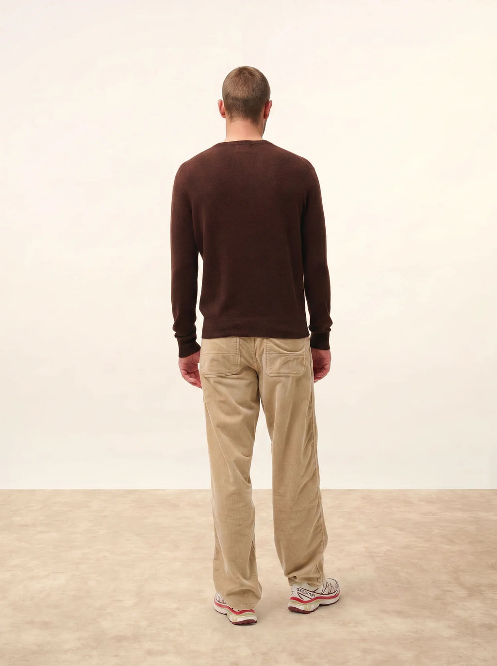 WALT pullover v-ausschnitt kaffee