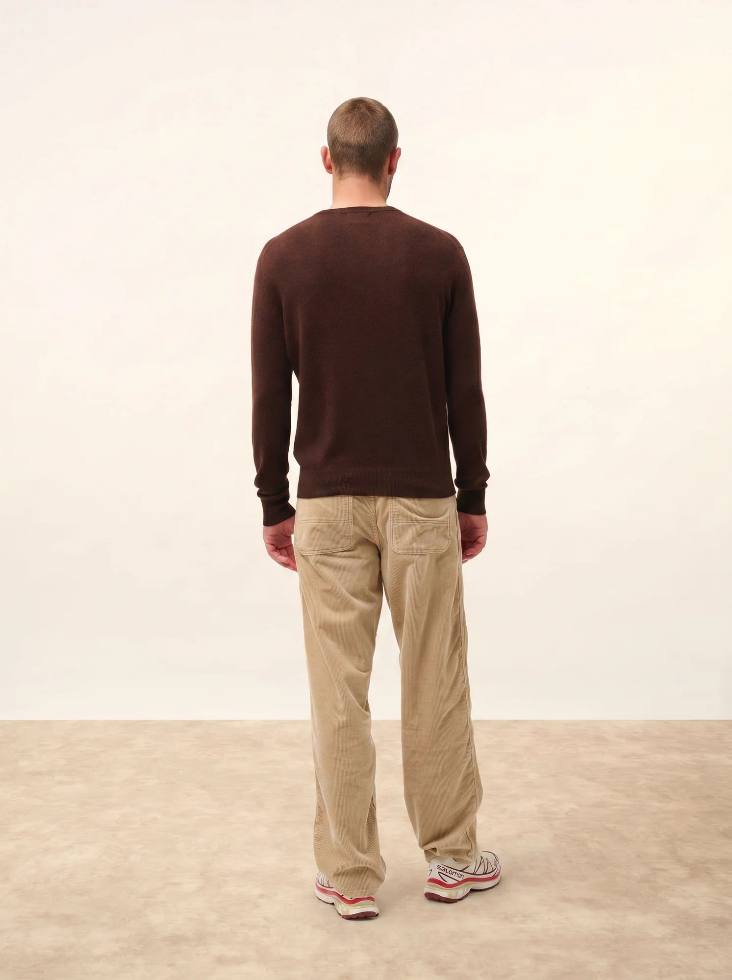 WALT pullover v-ausschnitt kaffee