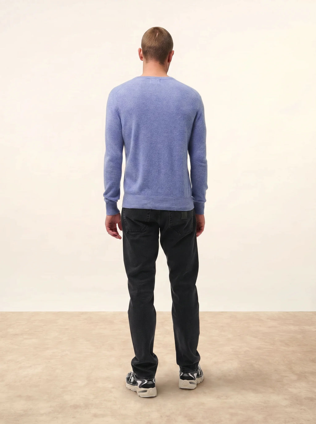 WALT pullover v-ausschnitt sky meliert