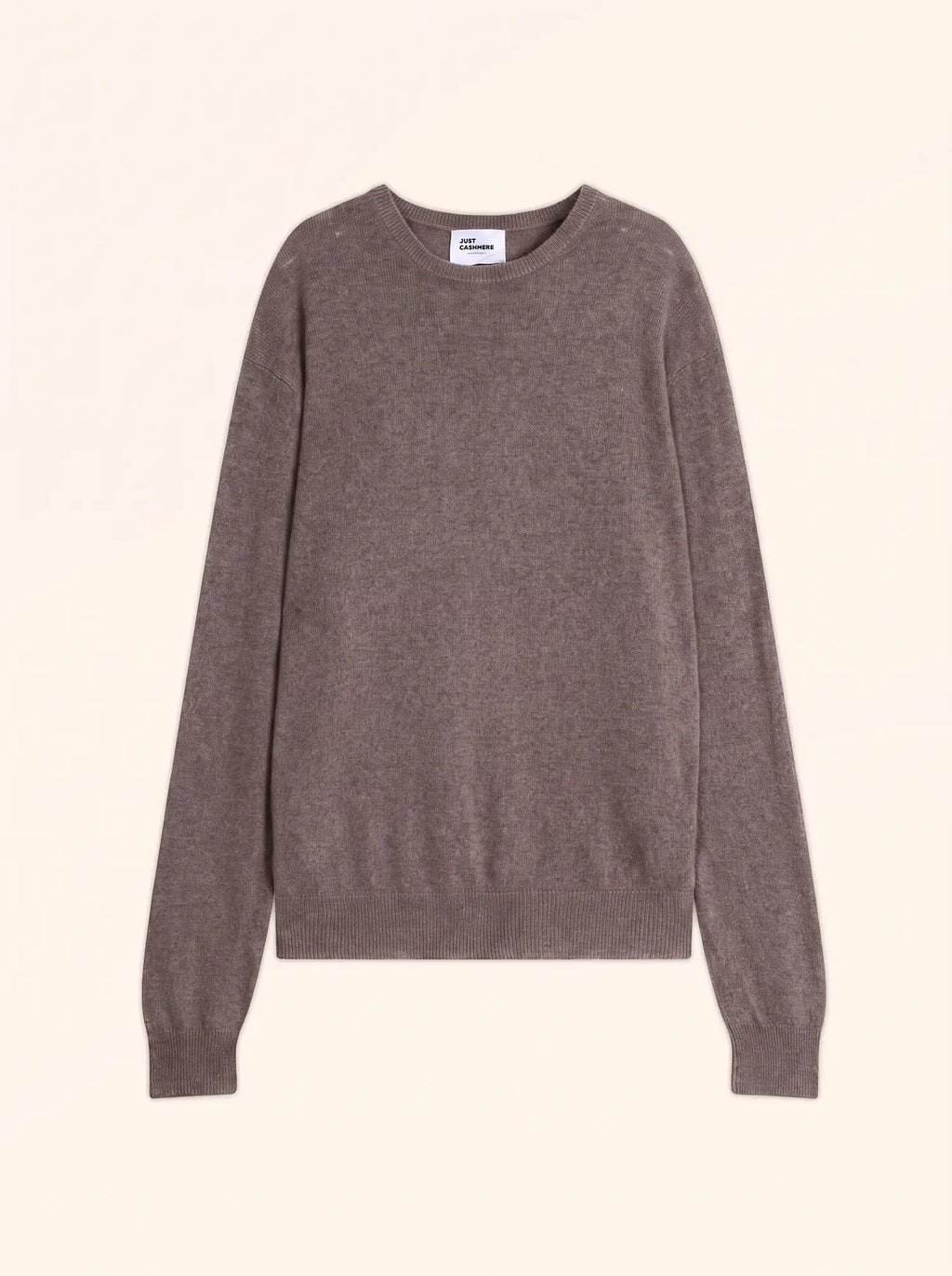 HOWARD pullover rundhalsausschnitt caribou meliert