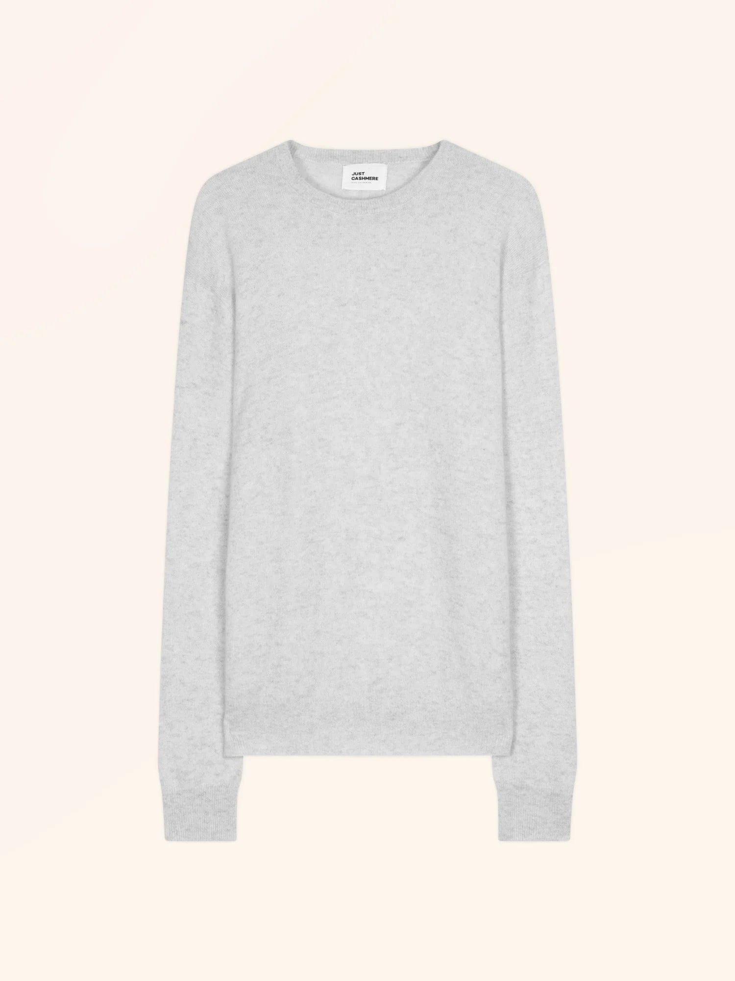 HOWARD pullover rundhalsausschnitt perlgrau meliert