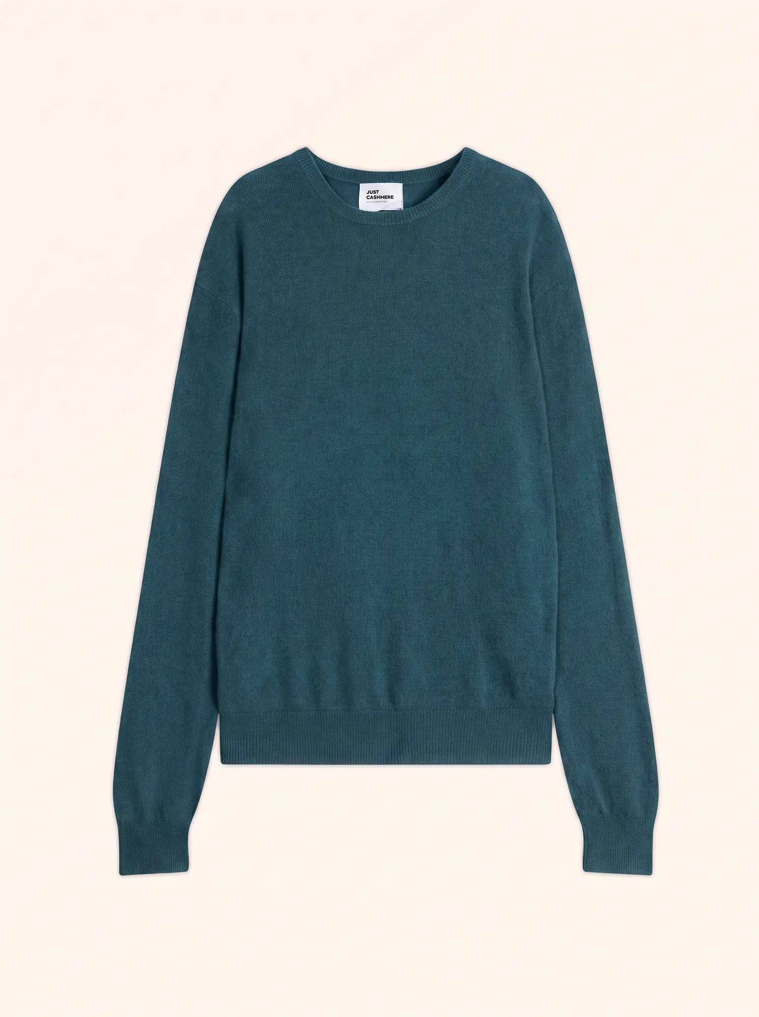 HOWARD pullover rundhalsausschnitt grün petrol meliert
