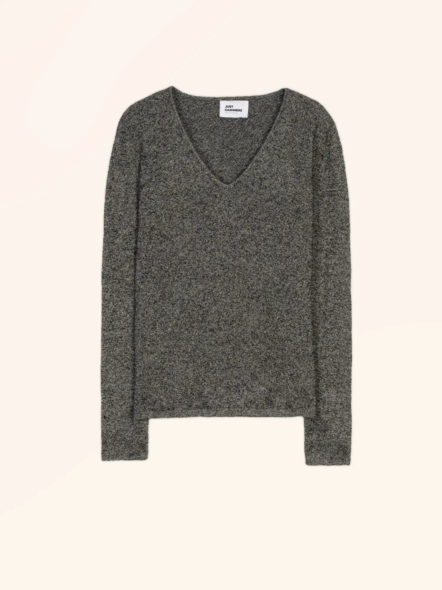JOAN pull col V noir et blanc