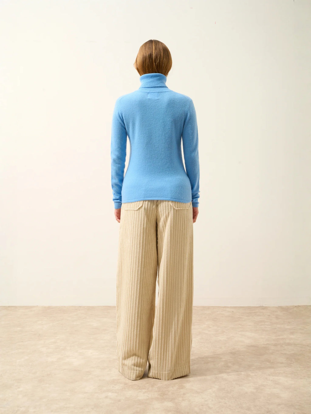 AVA pullover rollkragen blau bébé